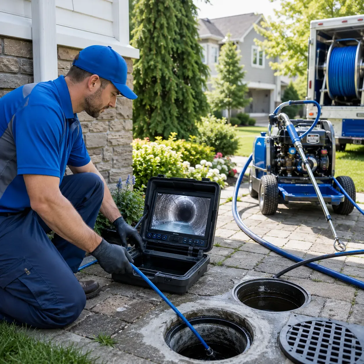 Outdoor drain cleaning professionals serving Voca, TX
